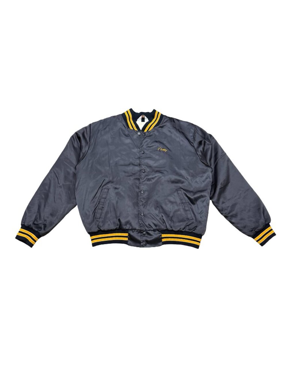 Vintage 1980s Rennoc South Scranton Indians Nylon Varsity Jacket USA Made